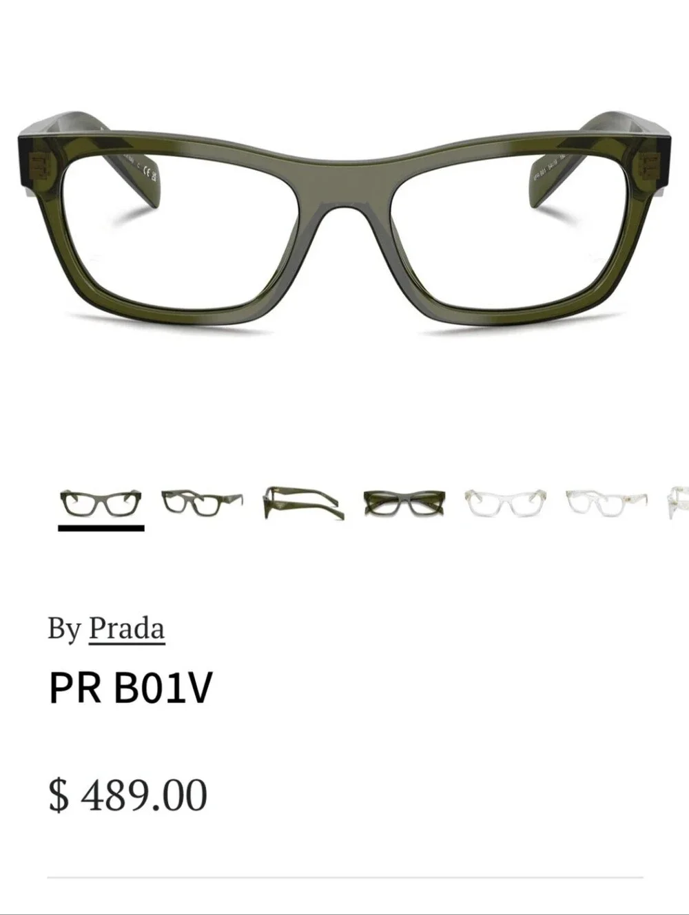 PRADA eyeglasses